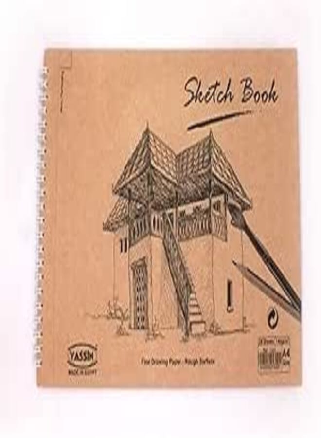 Yassin A4 Sketch book - 24 Sheets