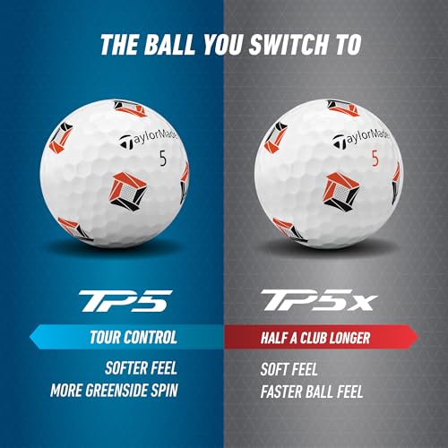 TaylorMade Golf 2024 TP5X PIX Golf Balls ONE Dozen - Image 5