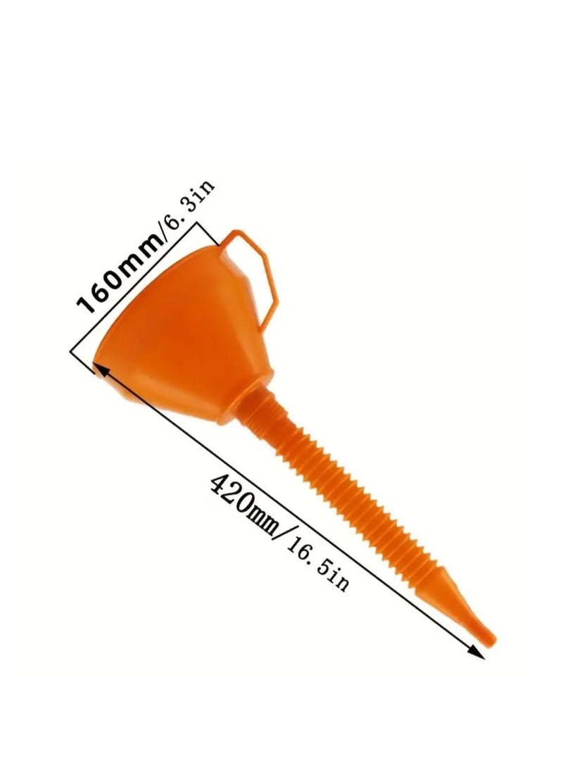 Generic Plastic gasoline filling funnel with removable hose suitable for automotive oil, gasoline, diesel and home use.  - Image 4