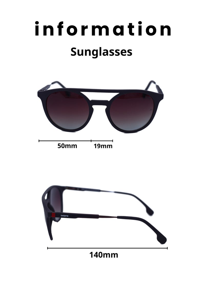 Baleno "Aviator Sunglasses with Polarized UV Protection Lenses – Lightweight, Durable Metal Frame for Men & Women, Perfect for Driving, Travel, and Outdoor Activities"  - Image 5