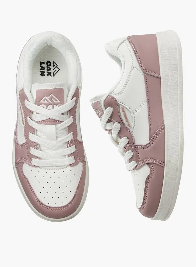 شو اكسبرس Girls Colourblock Lace-Up Ankle Sneakers