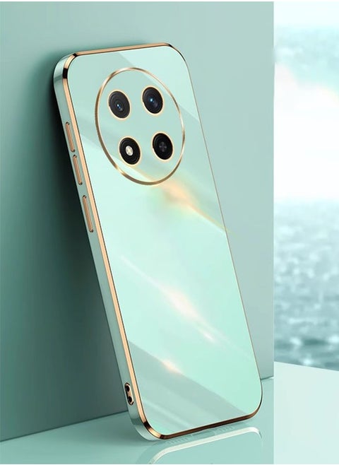 Back Case Cover for Honor x9c 5G Back Cover | Gold Electroplating Chrome | Raised Edges | Super Soft-Touch | Bumper Back Case for Honor x9c 5G