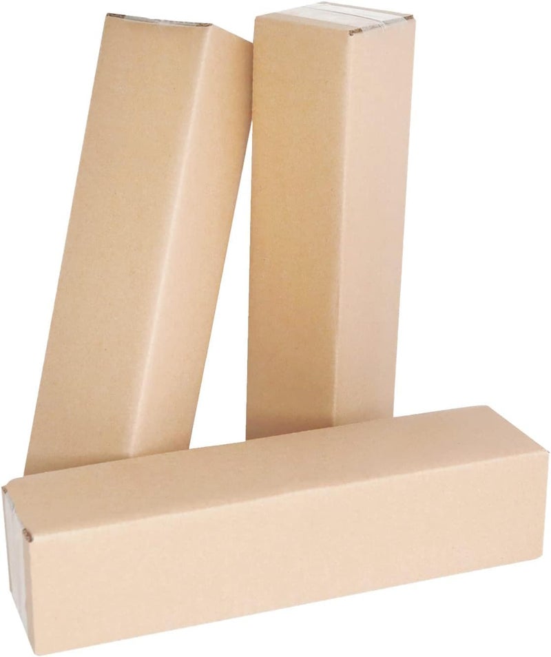 MALANI STORES Premium Eco-friendly 3X3X12.5 inch 3ply brown corrugated universal box Pack of -25 - Image 1