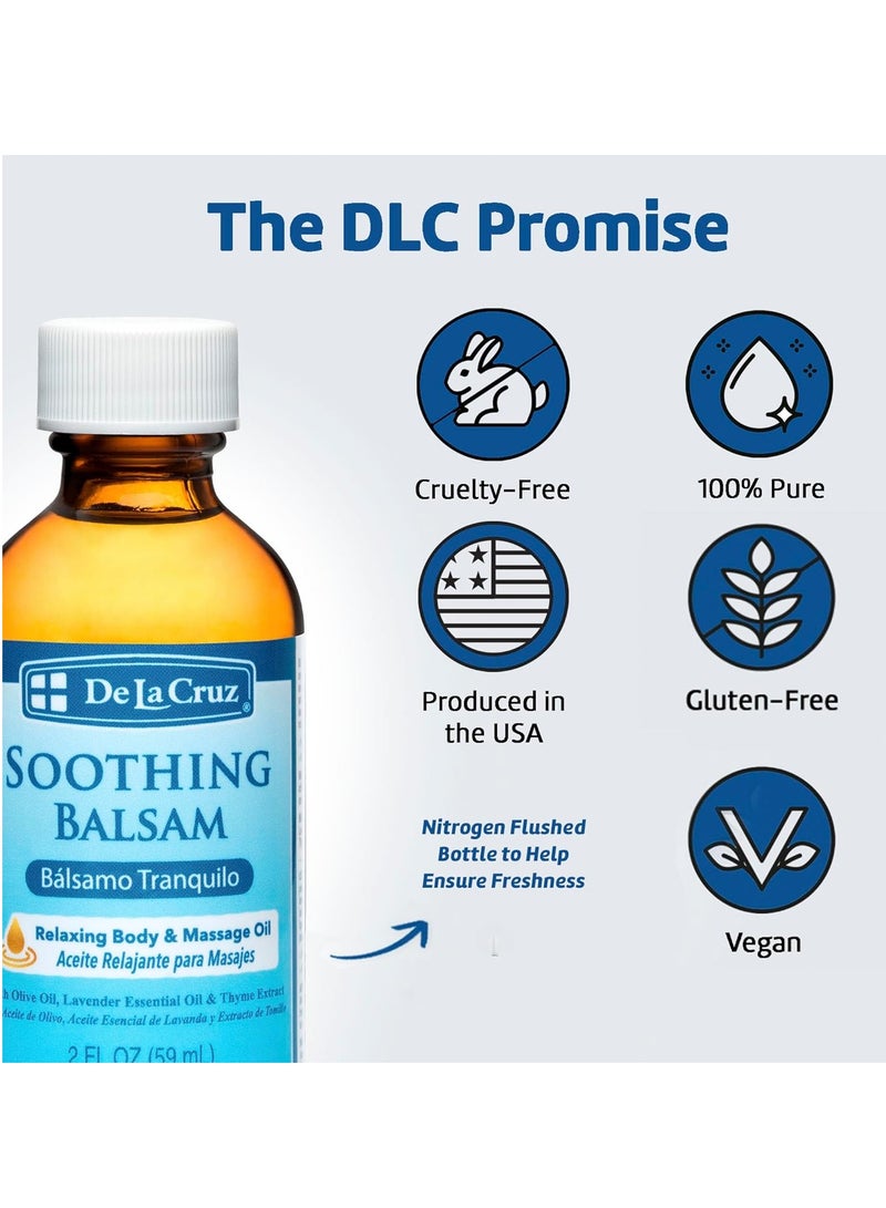 دي لا كروز زيت التدليك دي لا كروز المهدئ بالسامو ترانكيلو 59 مل - Image 4