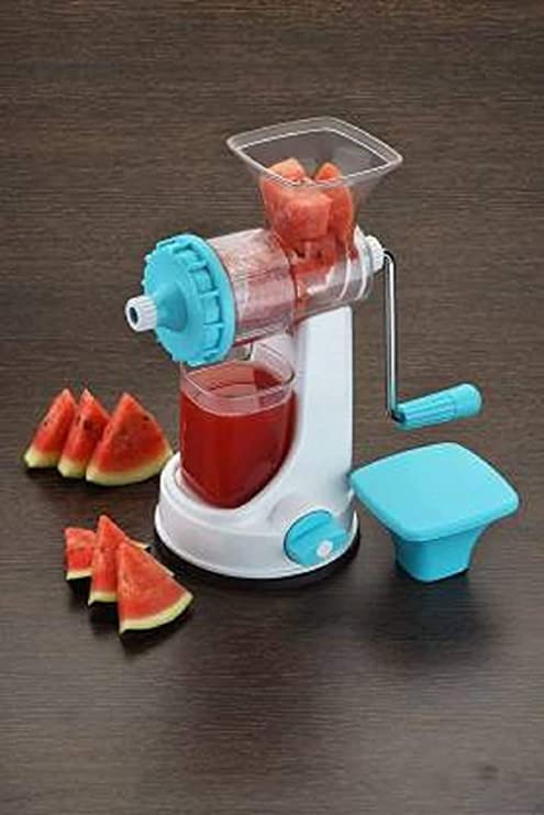 KIDINGTON Mini Juicer Machine Juice Maker Machine for Home Deluxe Fruit Vegetable Manual Juicer with with Steel Handle - Image 4