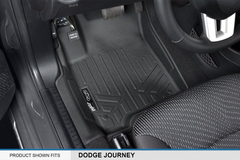 MAX LINER A0198/B0198/C0198 3 Row Floor Mats Set for 2012-2018 Dodge Journey - Black - Image 2