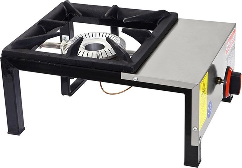 Himaksan Industrial Type Natural Gas 1 Burner Short Leg Restaurant Stove 