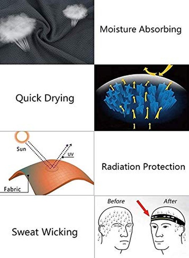 BISMAADH Doo Rags Skull Cap Beanie Dew Chemo Cap Sweat Wicking Helmet Liner- for Men and Women Motorcycle Cycling - Image 4