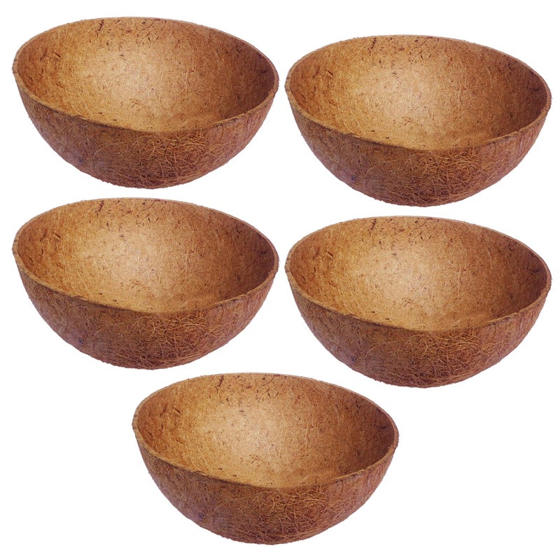 COIR GARDEN COIRGARDEN-Coco Fiber Liner - - Coir Liner - Basket Liner 8INCH - 5 Pieces - Image 1