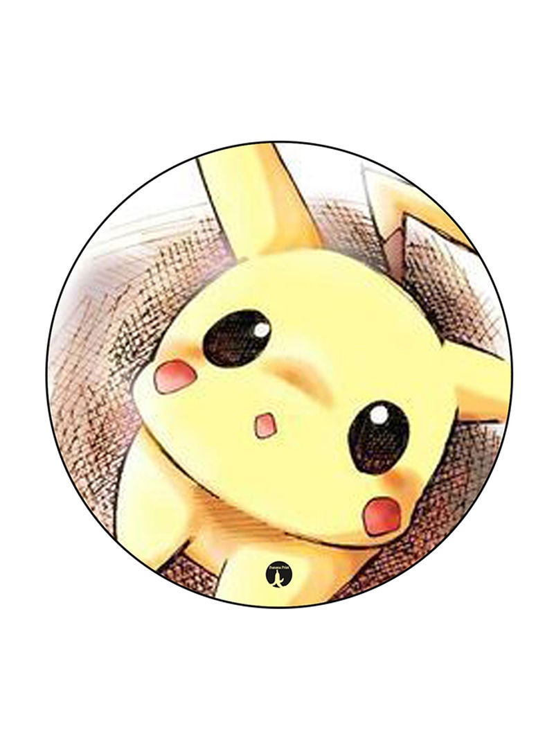 Pokemon Printed Mouse Pad Round  Multicolour