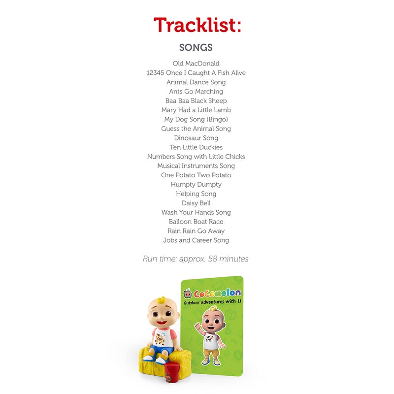 Tonies Tonies CoComelon: Outdoor Adventures with JJ Audio Toy Figurine from Moonbug  - Image 4