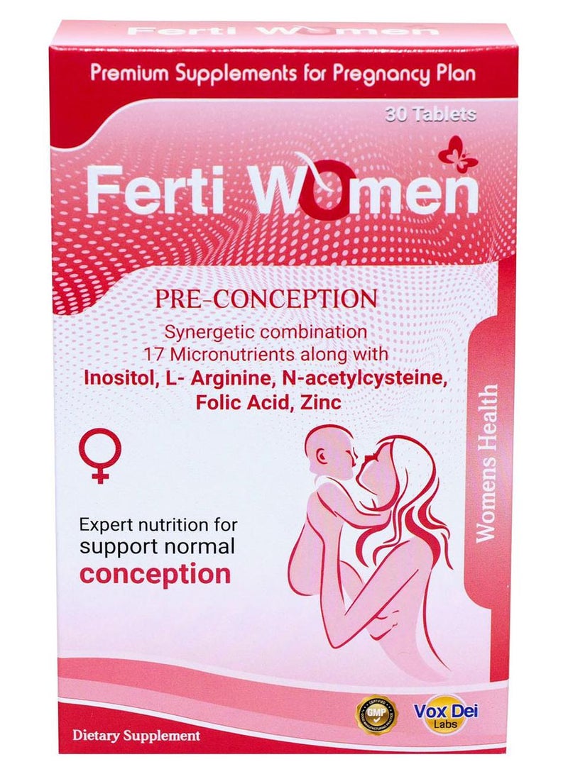 Vox Dei Labs Vox Dei Ferti Women Tab 30S