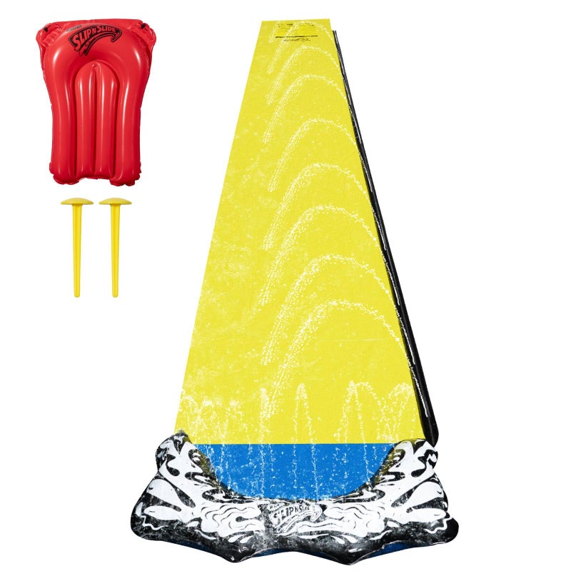 WHAM-O WhamO Slip N Slide 18ft Single Wave Rider with Body Boards Lawn Water Slides for Kids and Adults Great for Summer Water Parties Backyard Outdoor Activities - Image 3
