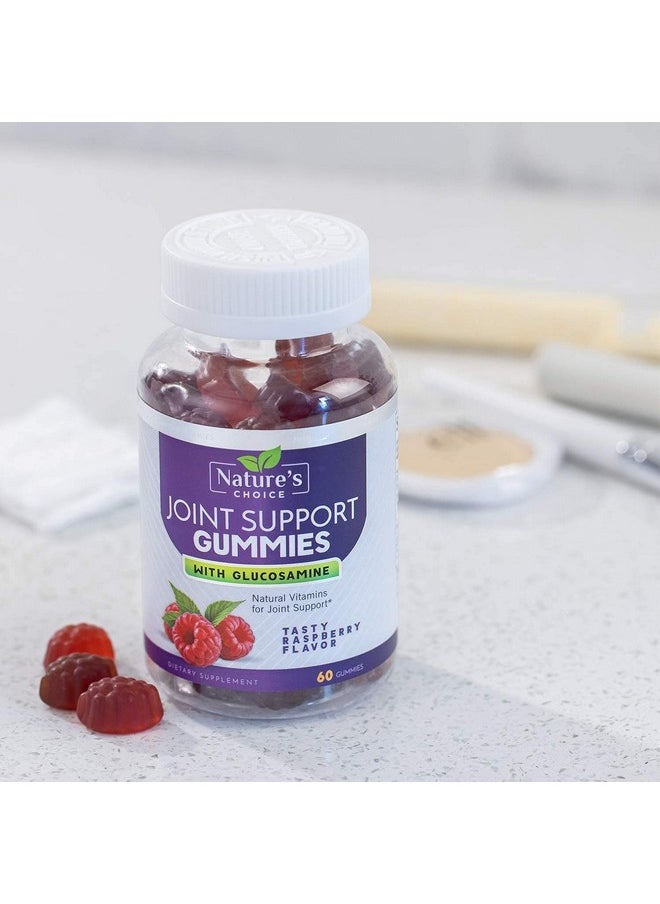 Nature's Choice Glucosamine Gummies Extra Strength Joint Support Gummy With Vitamin E Naturally Assists Cartilage & Flexibility Best Support Chew For Men And Women 60 Gummies  - Image 5