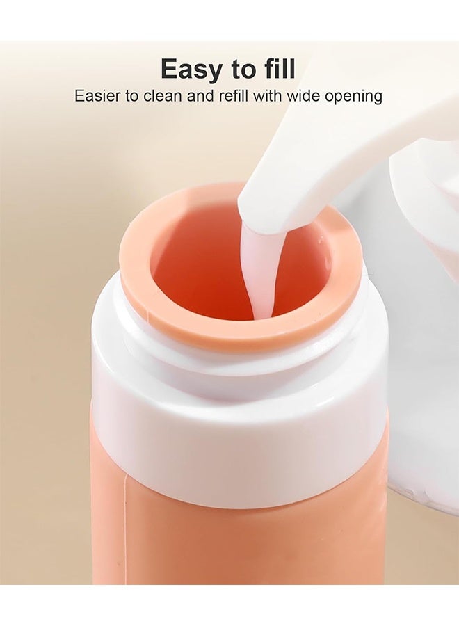 GIFT Travel Bottles for Toiletries, 17 Packs Travel Kit Silicone Travel Containers, Leak Proof Refillable Liquid Travel Essentials - Image 4