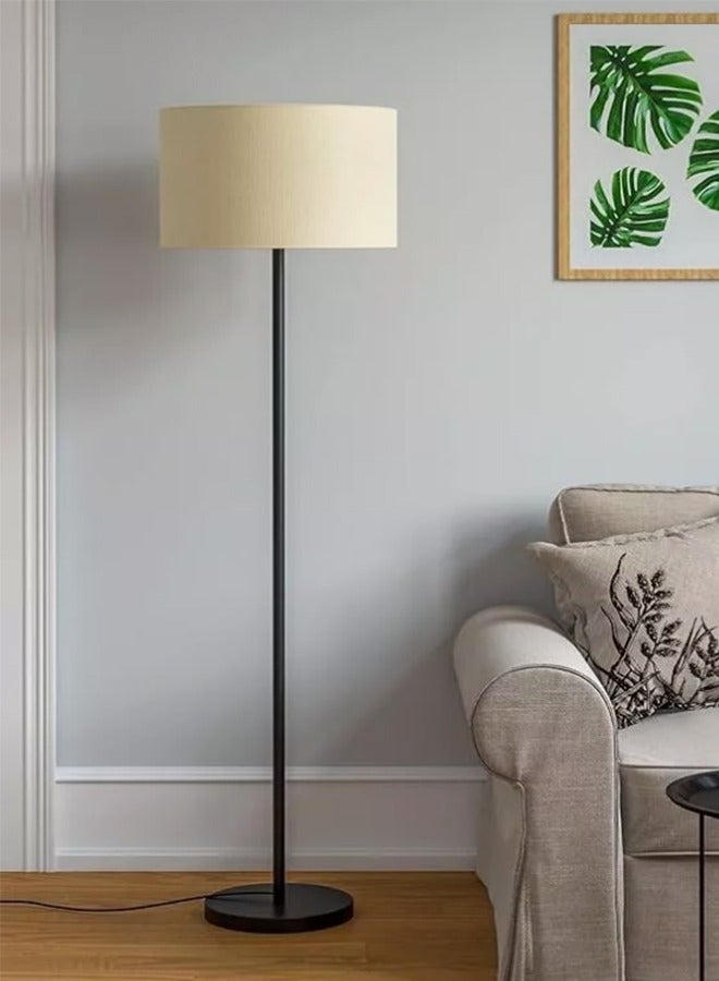 DOMUIK Floor Lamp for Living Room, LED Modern Simple Standing Lamps, Tall Lamp for Bedroom, Kid, Office, Reading Room Black Pole Light Blacl 159 cm  - Image 4