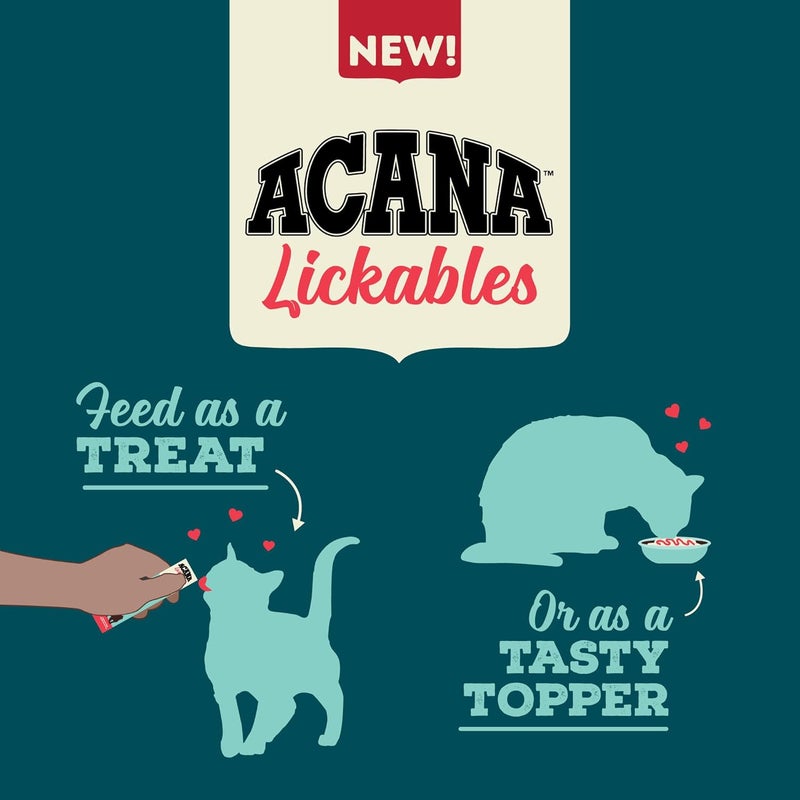 ACANA Lickables Tuna Recipe Cat Treat Pack of 5 - Image 5