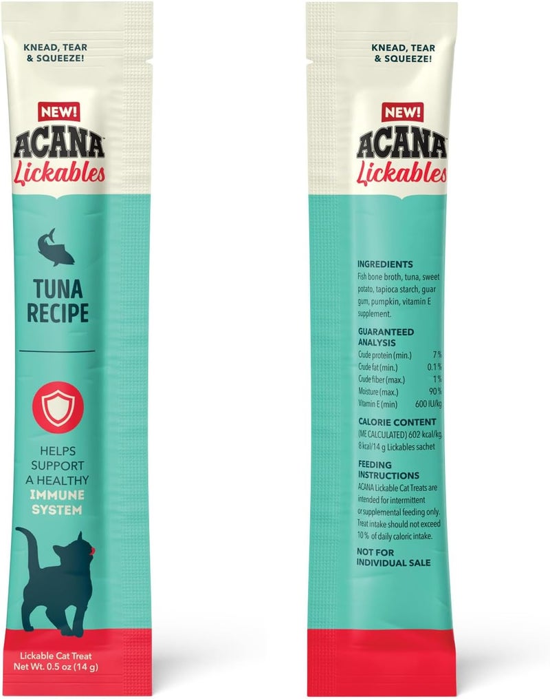 ACANA Lickables Tuna Recipe Cat Treat Pack of 5 - Image 3