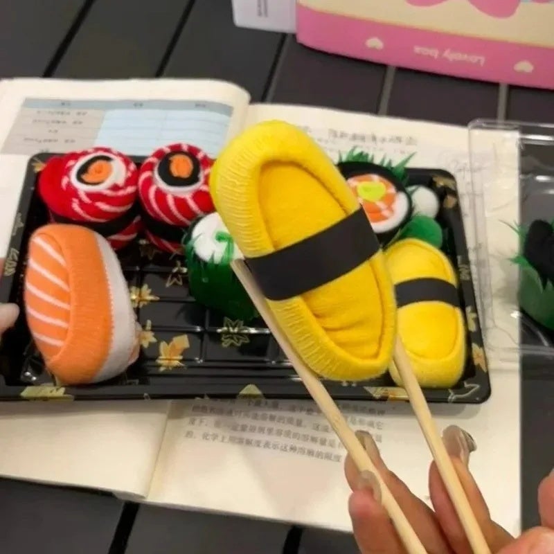 Creative Simulation Sushi Sock Gift Box for Personalized and Fun Christmas and Birthday Gifts for Male and Female Friends - Image 2