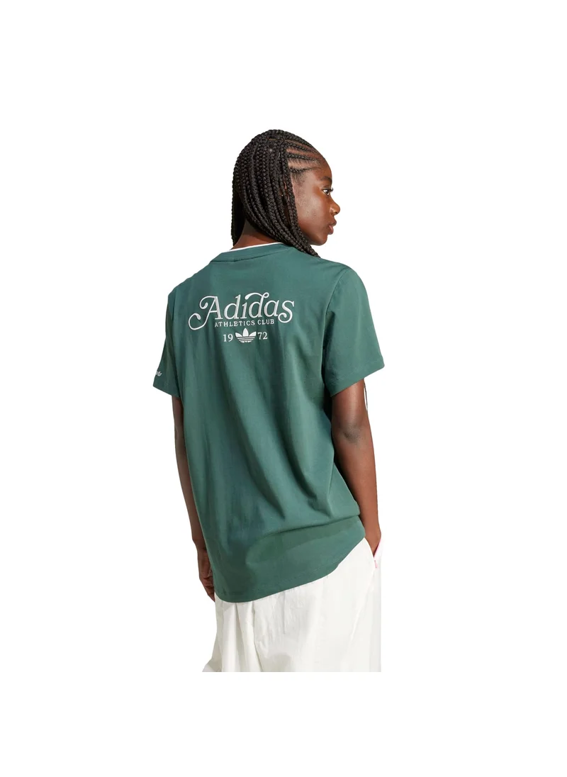 اديداس adidas GRAPHIC TEE Green Originals Women T-SHIRTS