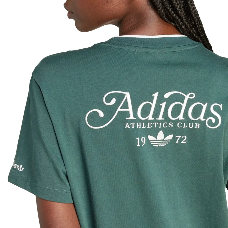 adidas تيشيرت أديداس جرافيك أخضر للنساء من أوريجينالز