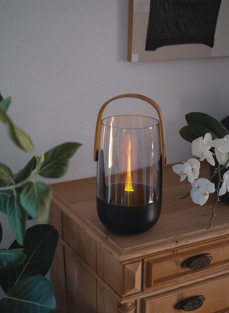 Stadler Swiss Design Aroma Diffuser and Lantern Sophie Little with a Battery Running time of up to 7 Hours Suitable for Indoor and Outdoor use Illuminating and Fragrant with Flame Effect Black with 2 Years Warranty and Local Support  - Image 2