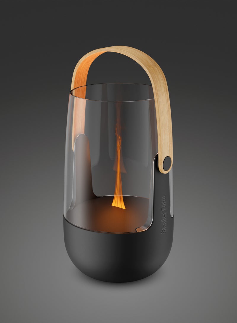 Stadler Swiss Design Aroma Diffuser and Lantern Sophie Little with a Battery Running time of up to 7 Hours Suitable for Indoor and Outdoor use Illuminating and Fragrant with Flame Effect Black with 2 Years Warranty and Local Support  - Image 4