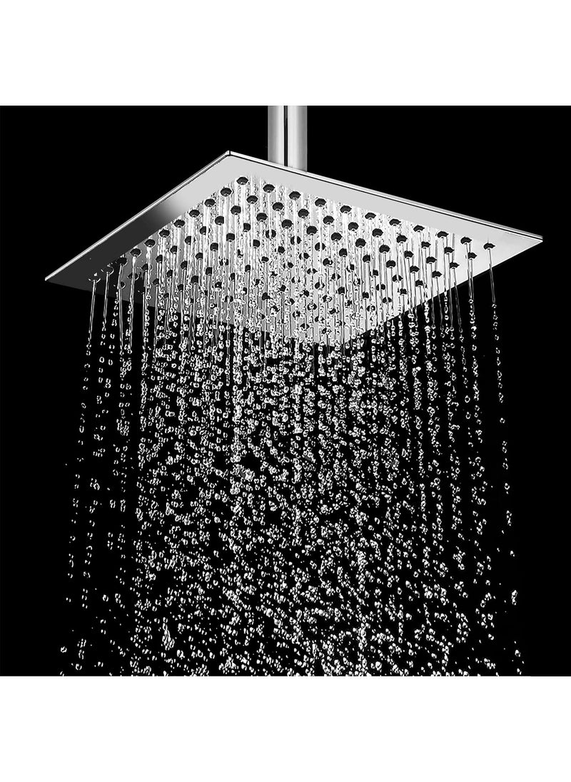 Lifelong Lifelong LLBAOS09, SS-304 Grade, 6x6 Over Head Shower Without Arm, Chrome Finish  - Image 1