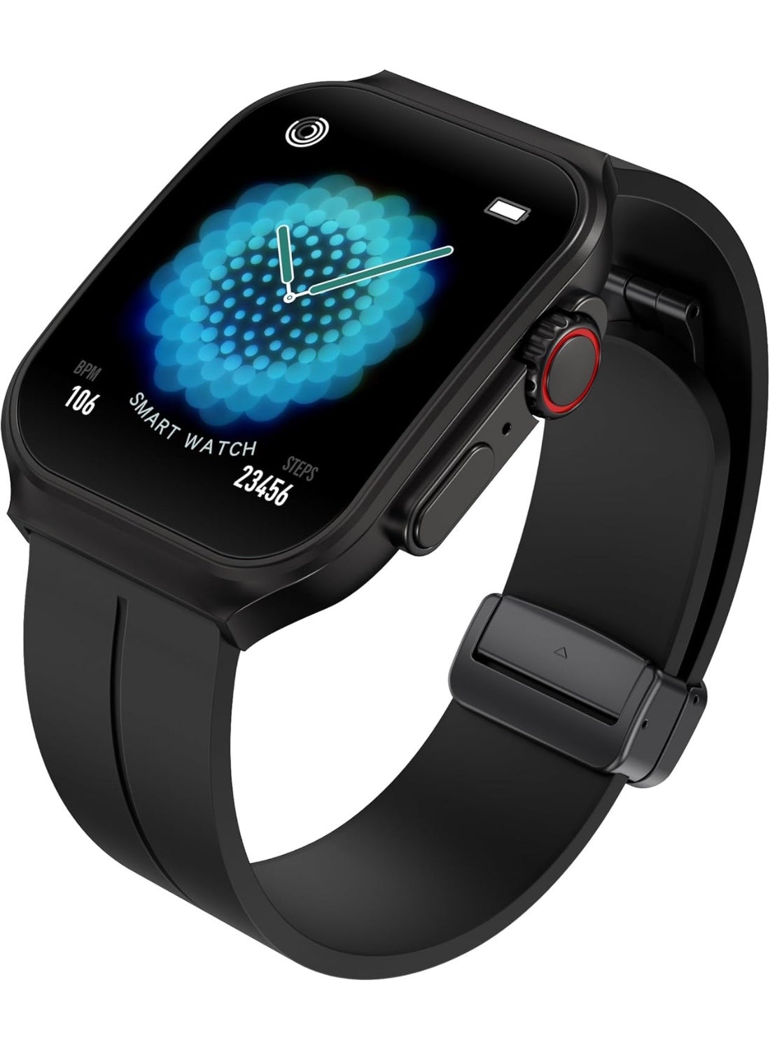 OA88 Smartwatch |1.96” 3D AMOLED, IP67 Waterproof | Bluetooth call | Hight-precision sensor | Health Monitor: 24/7 Heart Rate, Blood Oxygen | 120+ Sport Modes, Voice Assistant (Black)