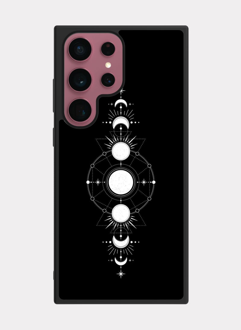 PXLAAT Samsung Galaxy S22 Ultra case cover Moon Phases - Image 1
