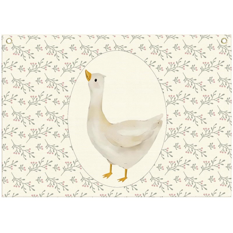 Sioial Silly Goose Nursery Rectangular Canvas BannerFlag Wall Sign Decor for Boys Girls Toddler KidsBaby Room Playroom Reading Room Bedroom DecorEaster Baby Shower Birthday Christmas Gift - Image 2