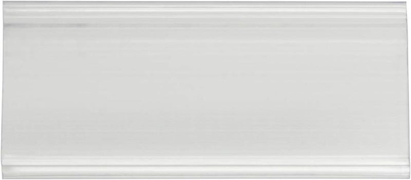 AkroMils 29308 Clear Protective Plastic Flat Label Holders for Wire Shelving Retail Display and Warehouses, (25-Pack) - Image 5