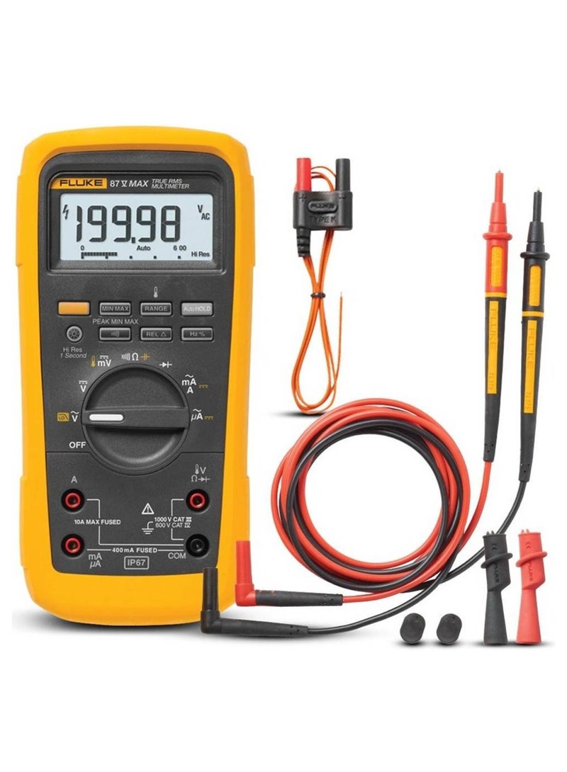 جهاز فلوك 87V MAX الملتيميتر الرقمي بنظام True-RMS