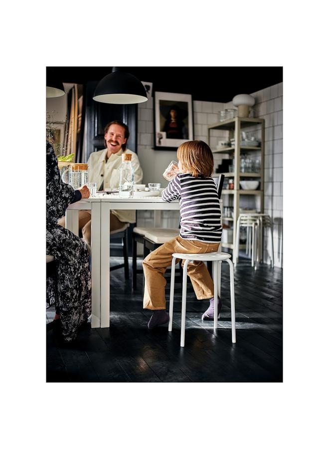 Zaboon Stool, white, 45 cm - Image 2