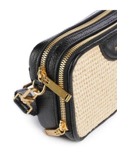 Ted Baker Baria Mini Webbing Faux Raffia Camera Bag  - Image 5