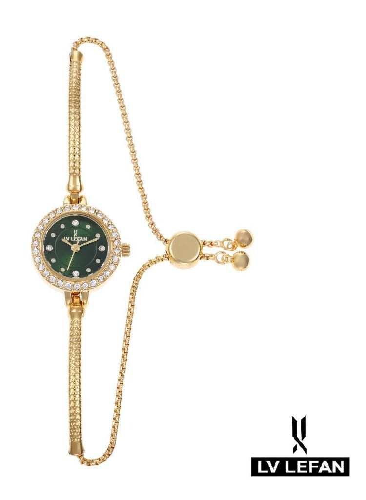 ساعه نسائيه من لف ليفان جديده وجذابه