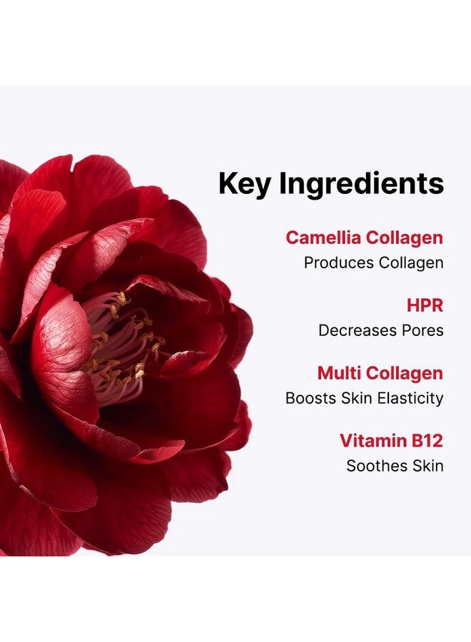 ROUND LAB Camellia Collagen Mask NET wt. 34 g/1.19 Fl Oz 4ea, 30min Hydrogel Mask, Quick Hydration, Firming&Pore Minimizing, For sensitive skin, Micro molecule collagen, Facial Mask - Image 4