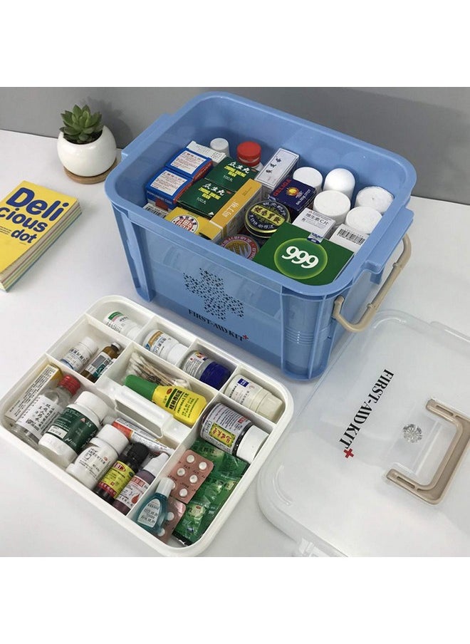 Plastic Medical Kit | First Aid Kit | With Handle - [Blue] - pzsku/ZB85314BF0CF9CD558526Z/45/_/1735816747/4acb97a4-f6ba-4d91-b8b7-48d9df8a7653