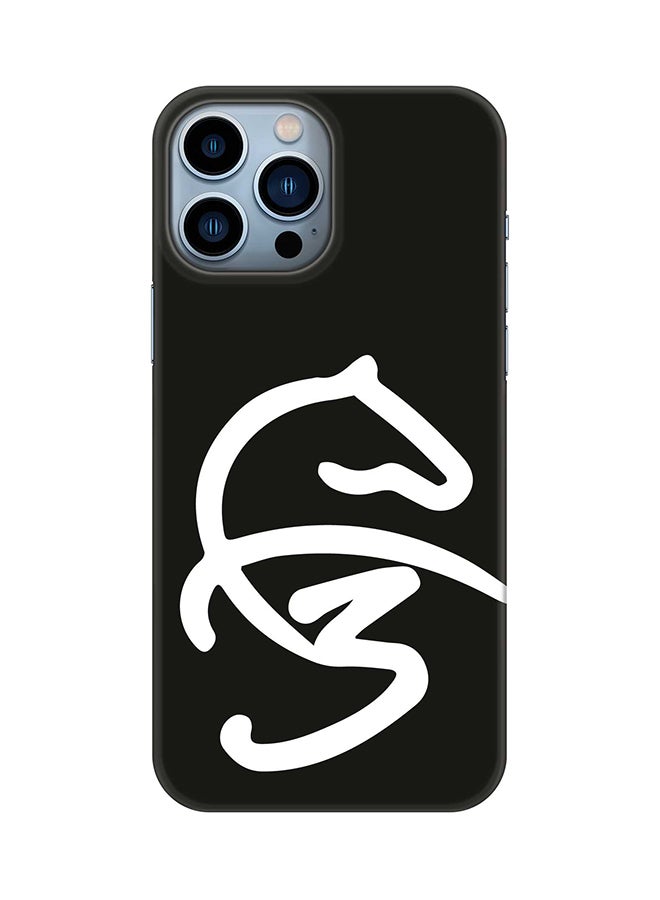 Stylizedd Case for Apple iPhone 14 Pro Max Slim Snap Classic Series Mobile Cover Hard PC Shield Matte Finish Print - Faz3 Style Black
