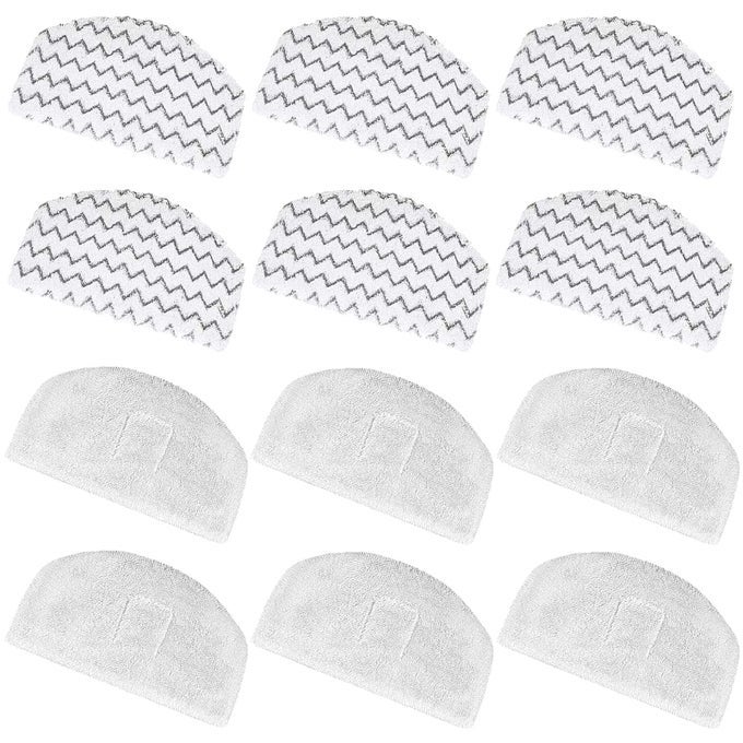 12 PACK 1940 STEAM MOP REPLACEMENT PADS FOR BISSELL POWERFRESH STEAM MOP 1940 1440 1806 1544 2075 2685A 2814 SERIES MODEL 19402 19404 19408 19409 1940A 1940F 1940Q 1940T 1940W B0006 B0017 2075A 15441