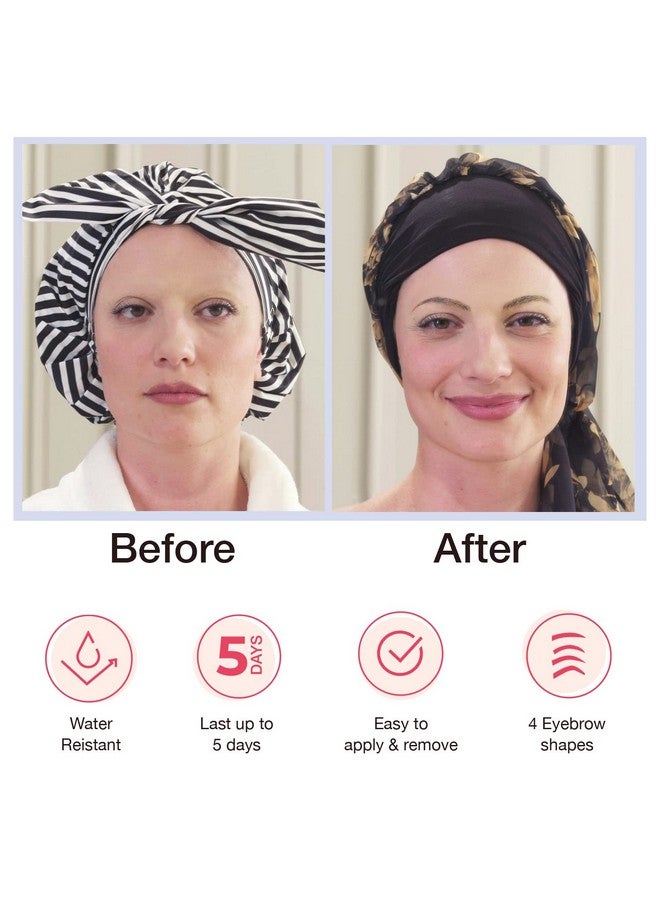 Godefroy Mybrows Long Lasting Eyebrow Transfers High Arch Medium Brown 48Pairs Of Brows (96 Individual Transfers) - Image 5