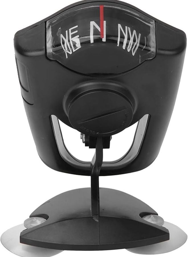 Portable Foldable Black Car Compass Ball for Vehicle Boat Truck Outdoor Cycling Hiking - Image 3