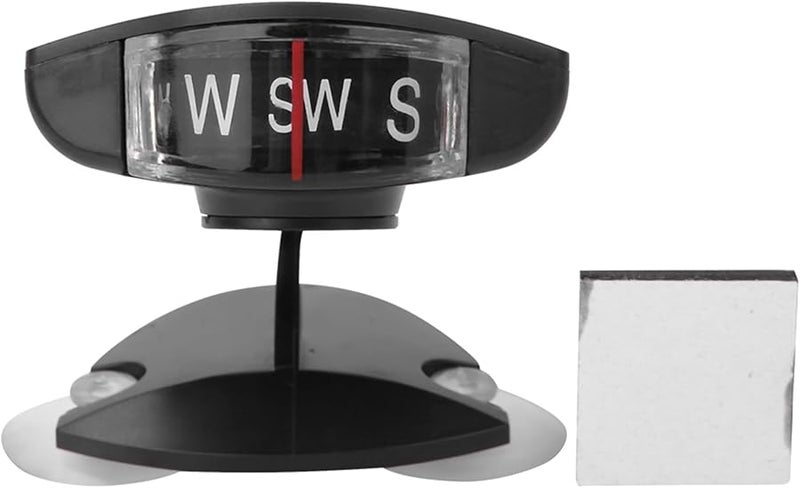 Portable Foldable Black Car Compass Ball for Vehicle Boat Truck Outdoor Cycling Hiking - Image 2