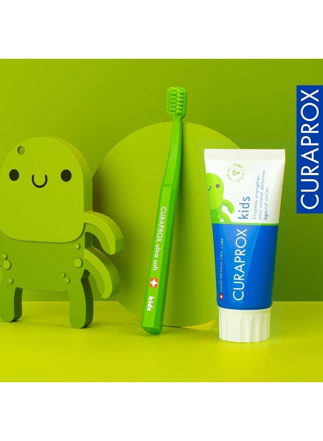 CURAPROX Children'S Toothpaste, Toothpaste For Kids 6+ Years With 1,450 Ppm Fluoride - Sls Free, Microplastic Free & Triclosan Free Kids Toothpaste. (Mint) - Image 5