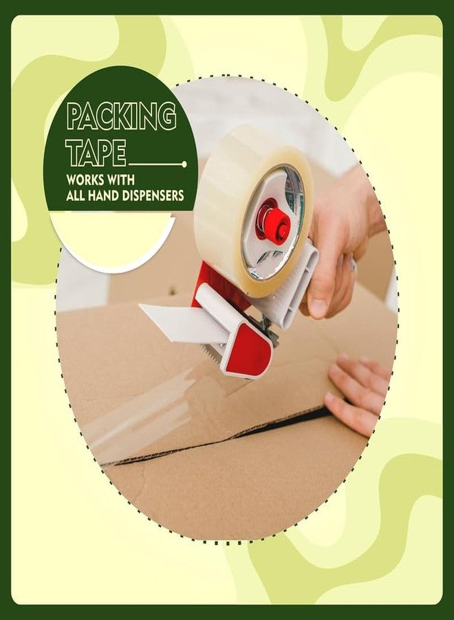 شريط تغليف شفاف من SHELFKING BOPP - 72 مم (3 بوصات) × 35 مترًا، عبوة من 3 قطع | لفائف شريط لاصق قوي لإغلاق الكراتين، وتغليف التجارة الإلكترونية، والاستخدام المنزلي والمكتبي - Image 4