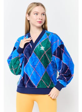 adidas Originals Women Sportswear Fit Long Sleeve Outdoor Sweatshirt, Multicolor  - Image 1