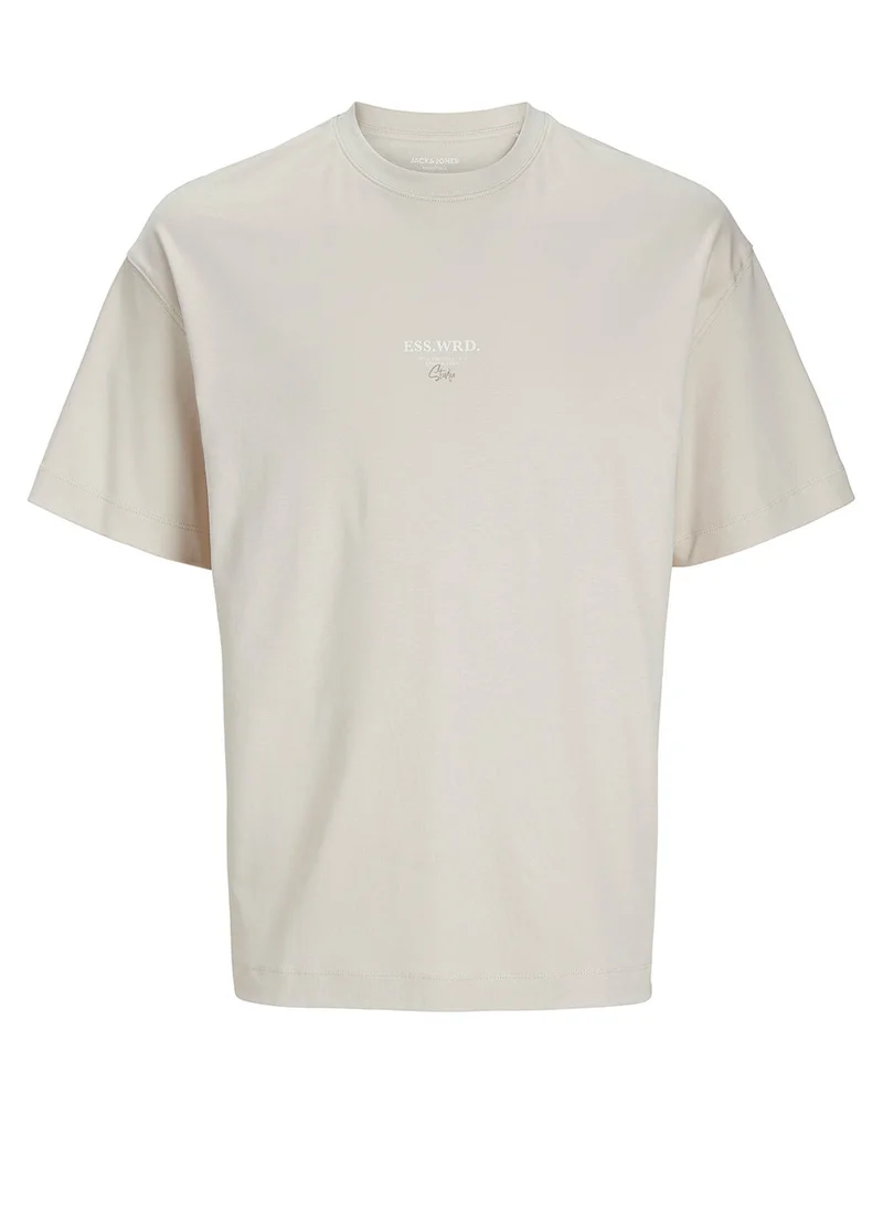 جاك اند جونز Jjeurban Studio Crew Neck T-Shirt