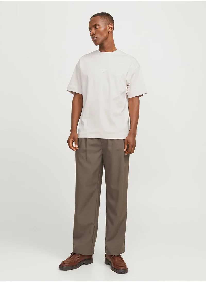 جاك اند جونز Jjeurban Studio Crew Neck T-Shirt