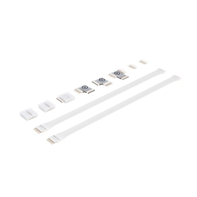 LIGHT STRIP CONNECTOR SET CUSTOMISE YOUR LIGHTING IN GAMING STREAMING AND HOME SETUPS WITH A TCONNECTOR CORNERS EXTENSION CABLES AND MORE COMPATIBLE LIGHT STRIP