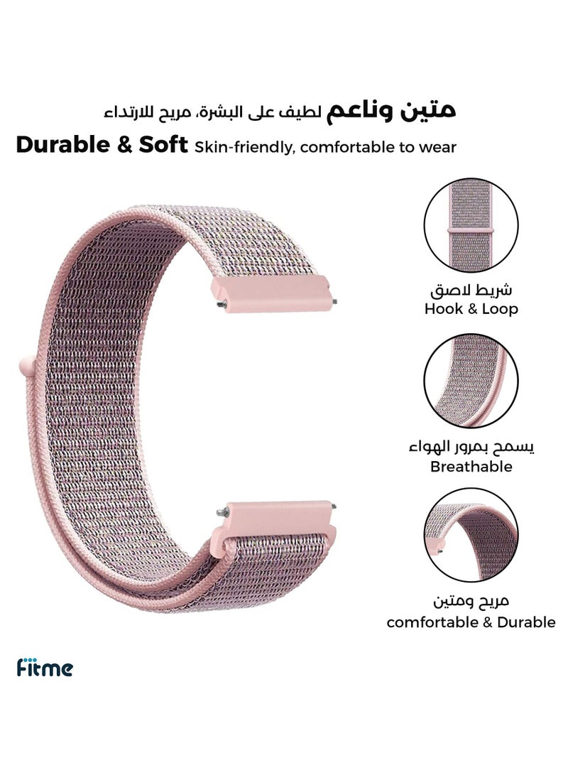 FITME Nylon loop Replacement Band for Kieslect Lady Lora Watch (20 mm)  - Image 2